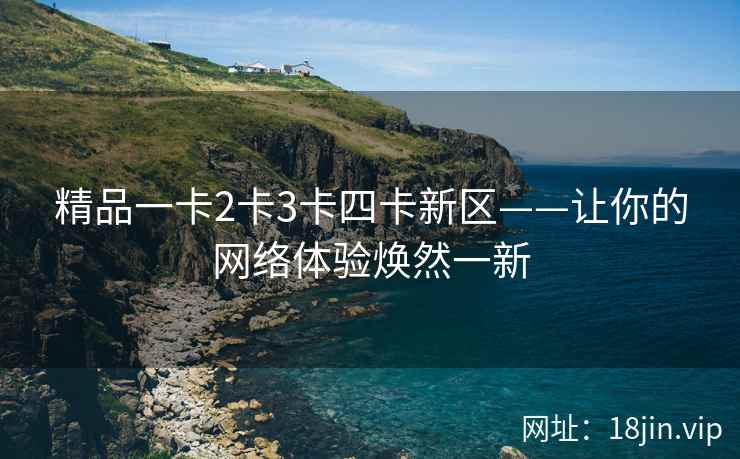 精品一卡2卡3卡四卡新区——让你的网络体验焕然一新
