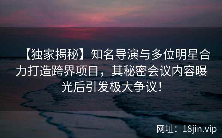 【独家揭秘】知名导演与多位明星合力打造跨界项目，其秘密会议内容曝光后引发极大争议！