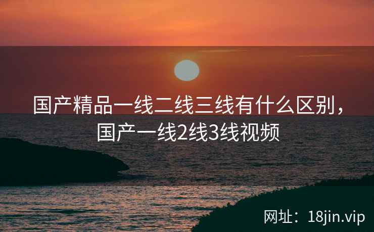 国产精品一线二线三线有什么区别，国产一线2线3线视频