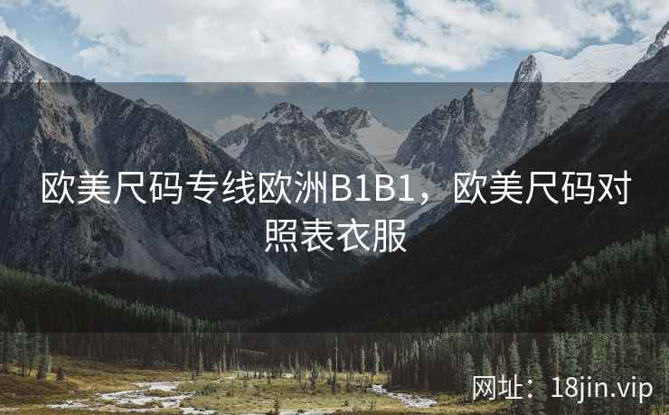 欧美尺码专线欧洲B1B1，欧美尺码对照表衣服